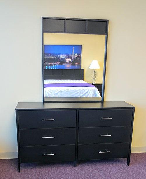 Bedroom Mirror-Corporate Rental Clearance Center
