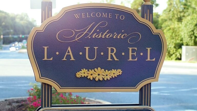 Laurel, MD. City sign